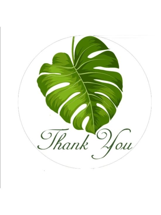 Other - 120 2.5” Banana Leaves Stickers PRICE IS FIRM